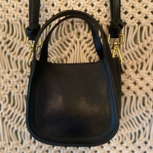 Madewell Sydney Crossbody Bag - Micro - Black Leather